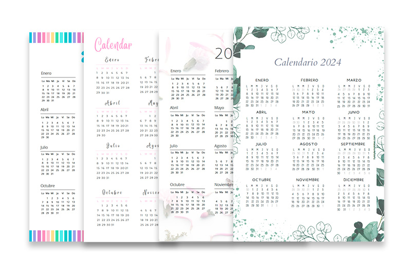 Calendarios Anuales Imprimibles