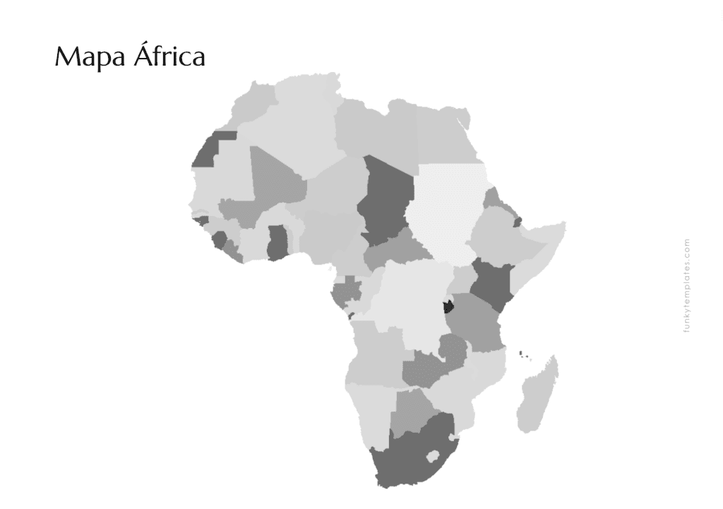 Mapa político Africa
