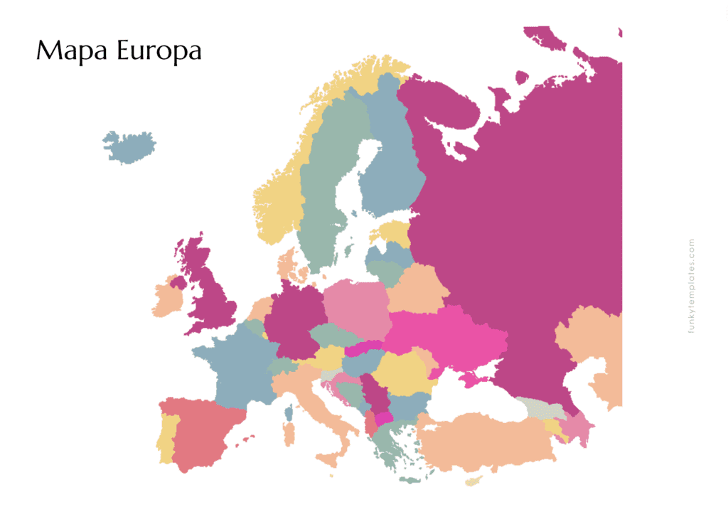 Mapa político europa