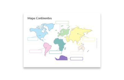 Mapas de Continentes